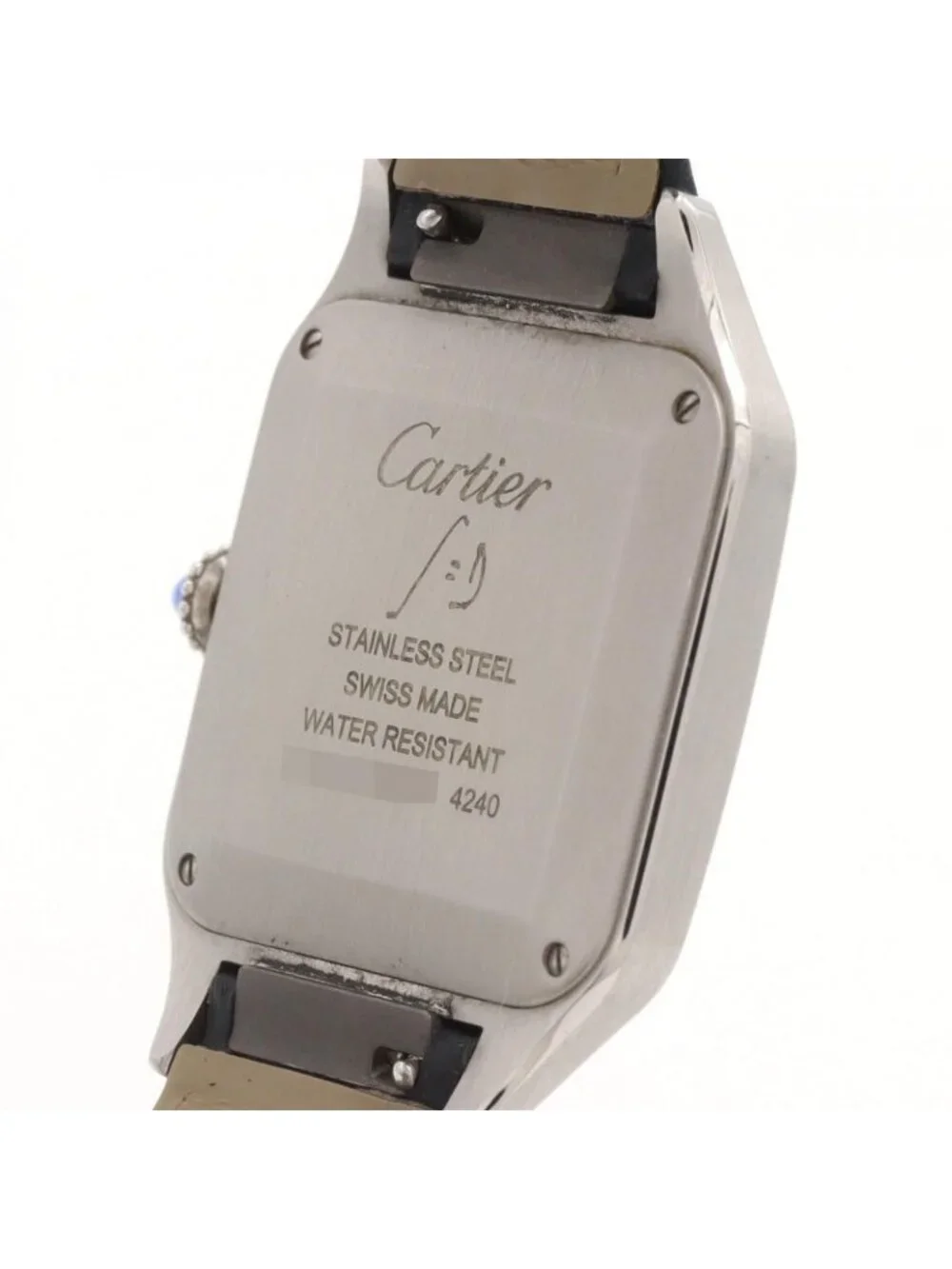 Cartier Santos Dumont LM Wssa SS Quartz Watch